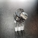 СРЕБЪРЕН ПРЪСТЕН, РЪЧНА ИЗРАБОТКА.