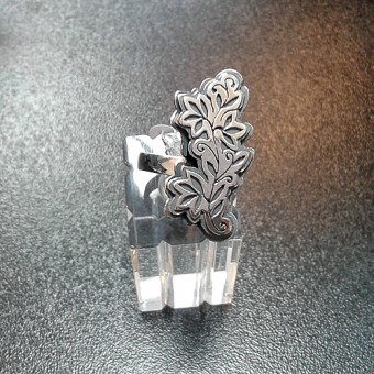 СРЕБЪРЕН ПРЪСТЕН , РЪЧНА ИЗРАБОТКА.