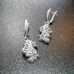 СРЕБЪРНИ ОБЕЦИ, РЪЧНА ИЗРАБОТКА.