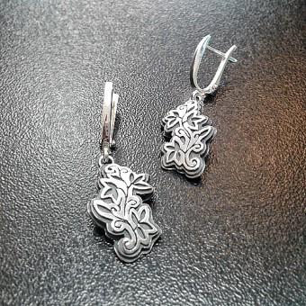 СРЕБЪРНИ ОБЕЦИ, РЪЧНА ИЗРАБОТКА.