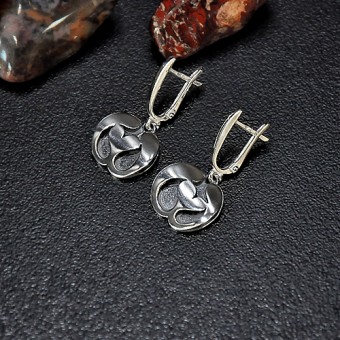 СРЕБЪРНИ ОБЕЦИ, РЪЧНА ИЗРАБОТКА.