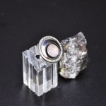 СРЕБЪРЕН ПРЪСТЕН С РОЗОВ КВАРЦ, РЪЧНА ИЗРАБОТКА.