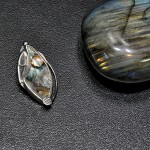 СРЕБЪРЕН МЕДАЛЬОН С КРАЛСКИ СЕДЕФ, РЪЧНА ИЗРАБОТКА