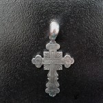 СРЕБЪРЕН МЕДАЛЬОН – ДВУСТРАНЕН КРЪСТ „СПАСИ И СОХРАНИ“