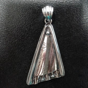 СРЕБЪРЕН МЕДАЛЬОН, РЪЧНА ИЗРАБОТКА