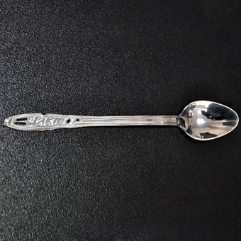 СРЕБЪРНА ЛЪЖИЧКА С РЪЧНО ИЗРАБОТЕНО ИМЕ/ПО ИЗБОР НА КЛИЕНТА/