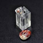  СРЕБЪРЕН ПРЪСТЕН С КАМЪК ЯСПИС БРЕКЧА, РЪЧНА ИЗРАБОТКА