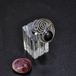 СРЕБЪРЕН ПРЪСТЕН С ОНИКС, РЪЧНА ИЗРАБОТКА