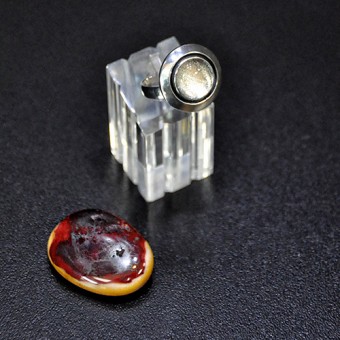 СРЕБЪРЕН ПРЪСТЕН С ПЛАНИНСКИ КРИСТАЛ, РЪЧНА ИЗРАБОТКА