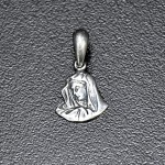 СРЕБЪРЕН МЕДАЛЬОН – БОГОРОДИЦА