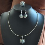 СРЕБЪРЕН КОМПЛЕКТ С ДЕНДРИТ АХАТ