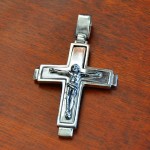 СРЕБЪРЕН МЕДАЛЬОН „РАЗПЯТИЕ“