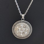 СРЕБЪРЕН МЕДАЛЬОН РЪЧНА ИЗРАБОТКА