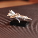 СРЕБЪРЕН САМОЛЕТ МОДЕЛ МИГ 31