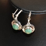 СРЕБЪРНИ ОБЕЦИ С АВАНТЮРИН