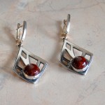 СРЕБЪРНИ ОБЕЦИ С АХАТ