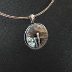 СРЕБЪРЕН МЕДАЛЬОН, РЪЧНА ИЗРАБОТКА