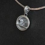  СРЕБЪРЕН МЕДАЛЬОН, РЪЧНА ИЗРАБОТКА