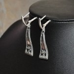 СРЕБЪРНИ ОБЕЦИ „РИБКИ“, РЪЧНА ИЗРАБОТКА.