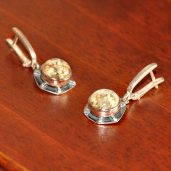 СРЕБЪРНИ ОБЕЦИ С АХАТ