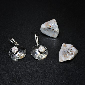 СРЕБЪРНИ ОБЕЦИ С АХАТ