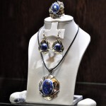 СРЕБЪРЕН КОМПЛЕКТ С ЛАЗУРИТ