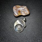 СРЕБЪРЕН МЕДАЛЬОН, РЪЧНА ИЗРАБОТКА