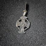 СРЕБЪРЕН МЕДАЛЬОН-КРЪСТ/ДВУСТРАНЕН/