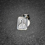 СРЕБЪРЕН МЕДАЛЬОН- СВ.НИКОЛАЙ ЧУДОТВОРЕЦ