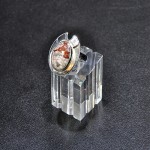 СРЕБЪРЕН ПРЪСТЕН С МУШРУМ ЯСПИС