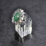 СРЕБЪРЕН ПРЪСТЕН С АВАНТЮРИН