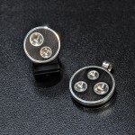 СРЕБЪРЕН КОМПЛЕКТ „АБАНОС - ПОЛУСФЕРА“