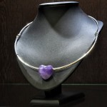 СРЕБЪРНО КОЛИЕ С АМЕТИСТ