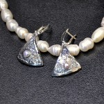 СРЕБЪРНИ ОБЕЦИ С РЕЧНА ПЕРЛА