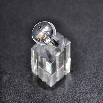 СРЕБЪРЕН ПРЪСТЕН  „ПОЛУСФЕРИ“