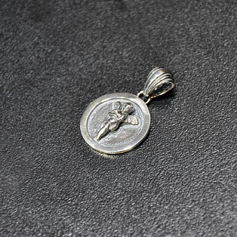 СРЕБЪРЕН МЕДАЛЬОН, РЪЧНА ИЗРАБОТКА