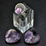 СРЕБЪРЕН ПРЪСТЕН С АМЕТИСТ