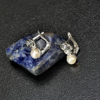 СРЕБЪРНИ ОБЕЦИ С РЕЧНА ПЕРЛА