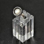 СРЕБЪРЕН ПРЪСТЕН С РЕЧНА ПЕРЛА