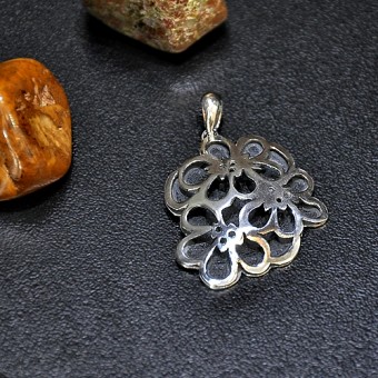 СРЕБЪРЕН МЕДАЛЬОН, РЪЧНА ИЗРАБОТКА