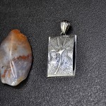 СРЕБЪРЕН МЕДАЛЬОН, РЪЧНА ИЗРАБОТКА