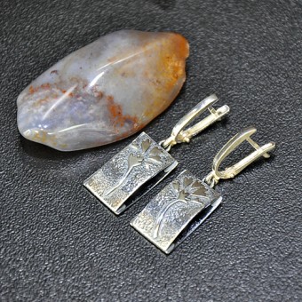 СРЕБЪРНИ ОБЕЦИ, РЪЧНА ИЗРАБОТКА.