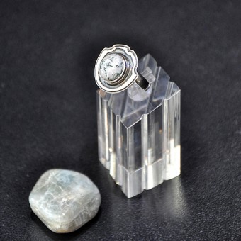 СРЕБЪРЕН ПРЪСТЕН С ДЕНДРИТ АХАТ