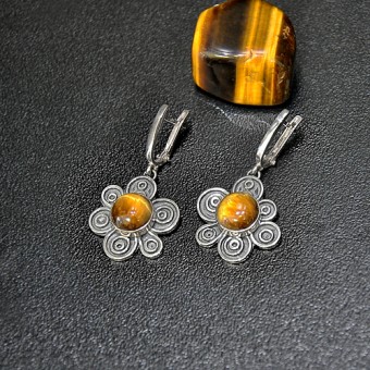 СРЕБЪРНИ ОБЕЦИ С ТИГРОВО ОКО