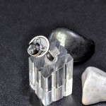 СРЕБЪРЕН ПРЪСТЕН СЪС СНЕЖЕН ОБСИДИАН