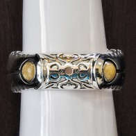 ОТВОРЕНА СРЕБЪРНА ГРИВНА, РЪЧНА ИЗРАБОТКА