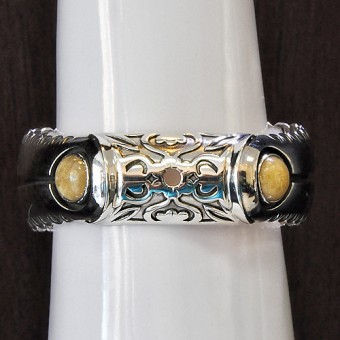 ОТВОРЕНА СРЕБЪРНА ГРИВНА, РЪЧНА ИЗРАБОТКА