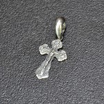 СРЕБЪРЕН МЕДАЛЬОН – ДВУСТРАННО КРЪСТЧЕ „СПАСИ И СОХРАНИ“