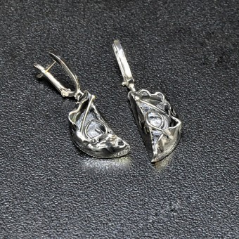 СРЕБЪРНИ ОБЕЦИ, РЪЧНА ИЗРАБОТКА.