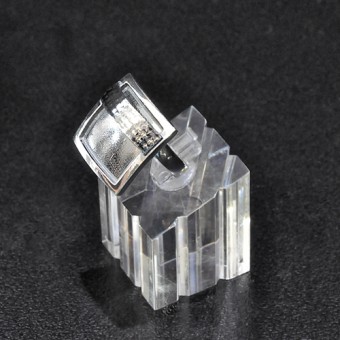 СРЕБЪРЕН ПРЪСТЕН „МИНИ КВАДРАТ - ДЪГА“